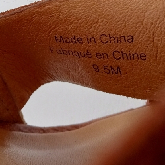 Schuler & Sons Espadrille Slingback Platform Wedge Sandals Women's US 9.5 M - Picture 12 of 12